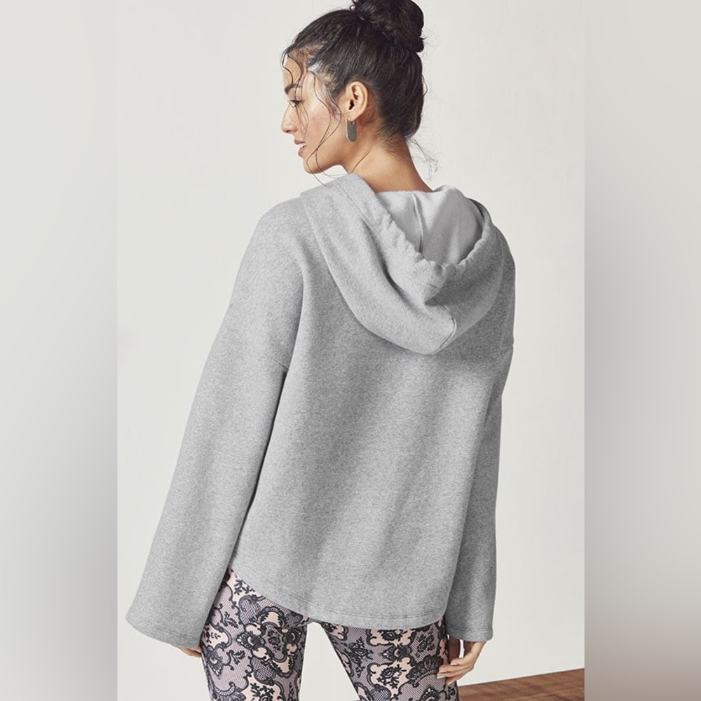 Fabletics Charlee Pullover Hoodie Grey Heather/Al… - image 2